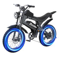 ZorixBike R8 Electric Bike for Adults, 1500W Brushless Motor Ebike, 20x 4 Fat Tire Electric Bicycle, 48V E Mountain Bike UL2849 Electric Bikes