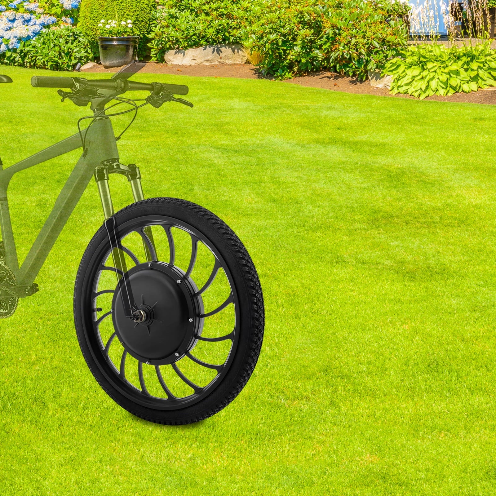 1000W Electric Bicycle Motor Wheel – High-Speed E-Bike Hub with 7-Speed Freewheel, 88.7% Efficiency, IP54 Waterproof, and 35N.m Torque Electric Bikes