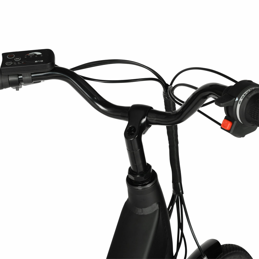 Hyper Bicycles 36V Class 2 700C Electric Commuter E-Bike, Adult Ages 13+, Pedal-Assist, 250W Motor, Black Electric Bikes