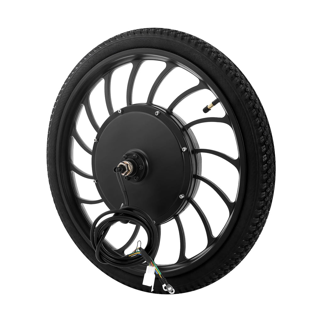 1000W Electric Bicycle Motor Wheel – High-Speed E-Bike Hub with 7-Speed Freewheel, 88.7% Efficiency, IP54 Waterproof, and 35N.m Torque Electric Bikes