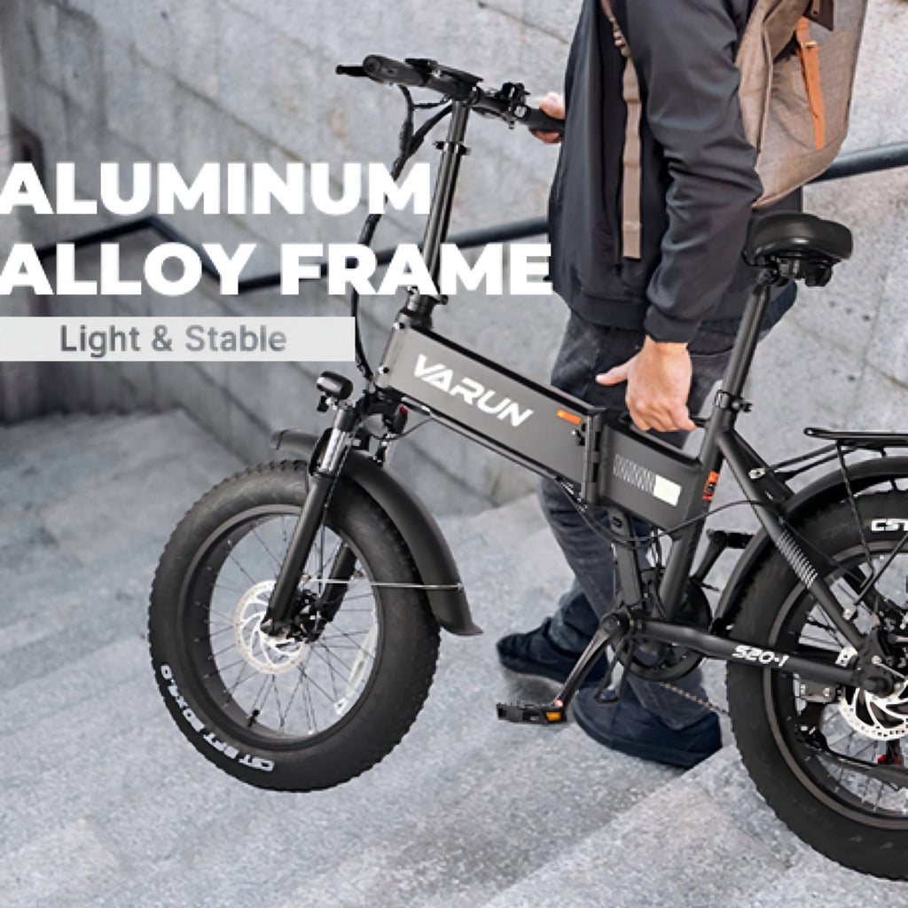 VARUN 20Folding Electric Bike for Adults,Ebike with 750W Peak Motor,48V 624Wh Removable Battery,25 mph,up to 62 miles Range,7-Speed Gears,LCD Display Electric Bikes