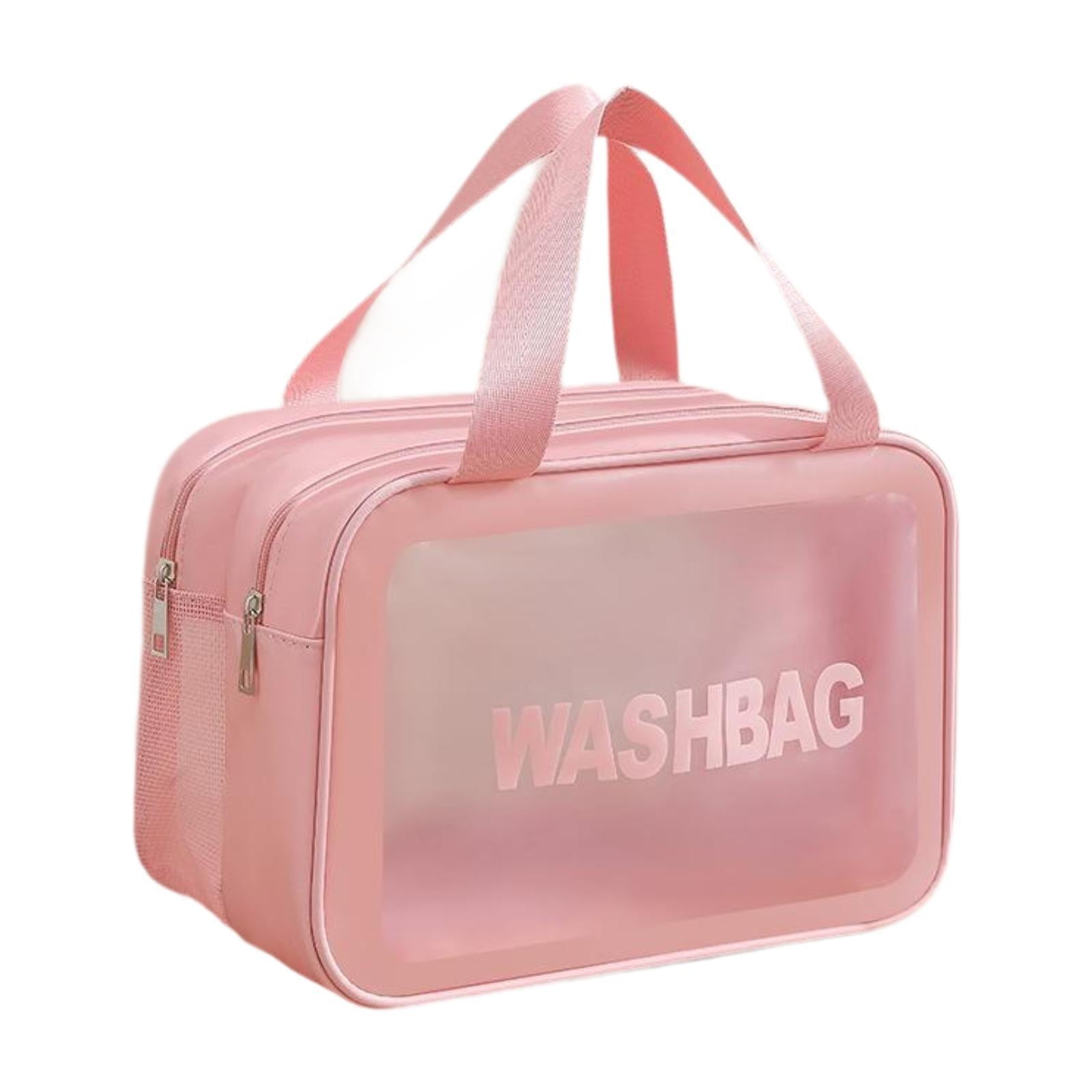DOLITY Travel Toiletry Bag Cosmetic Bag Organizer for Swimming Sports Games Concert Pink M Electric Bikes