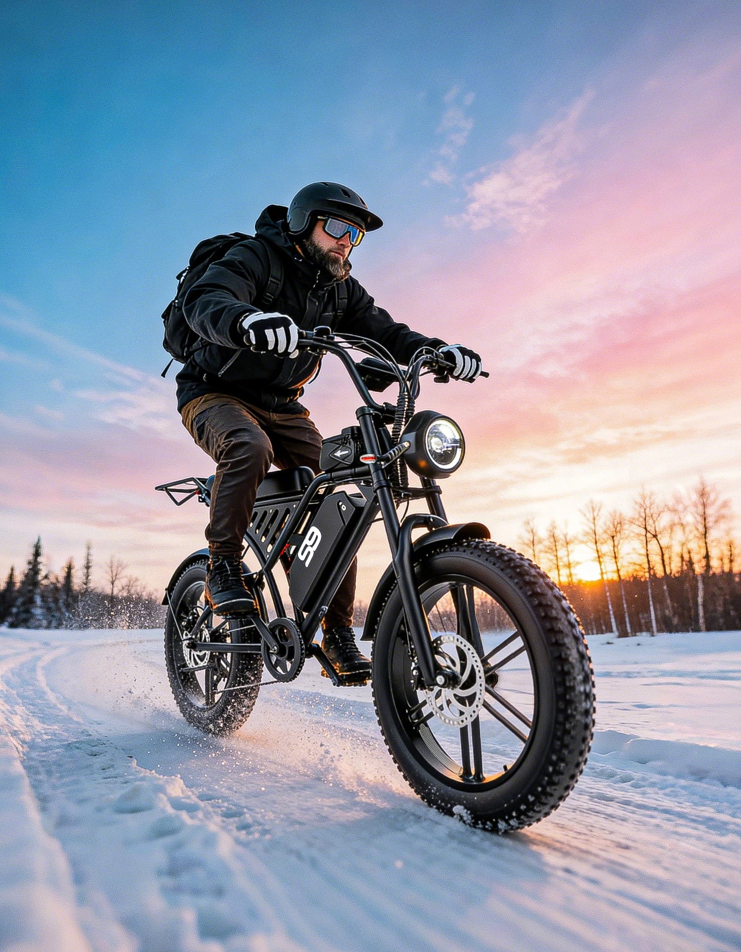 AZHAR Off-Road Electric Mountain Bike for Adults, 20*4 Fat Tire E-Bike, 48V 20Ah Removable Battery, 750W Rated (2500W Peak) Motor, 32MPH Max Speed , UL2849 Certified Electric Bikes