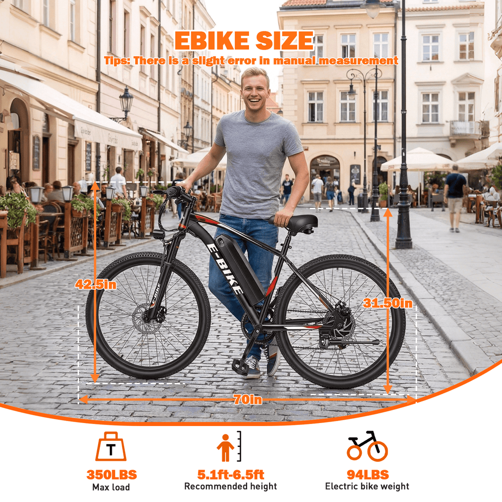 BroPath Electric Bike for Adults, Ebike, Electric Bicycle with 576WH Removable Battery,26 Folding Ebike, 25MPH,40+ Miles(MAX),800W High Motor,Multi-Shock Absorption,Commuting E Bikes,UL2849 Electric Bikes