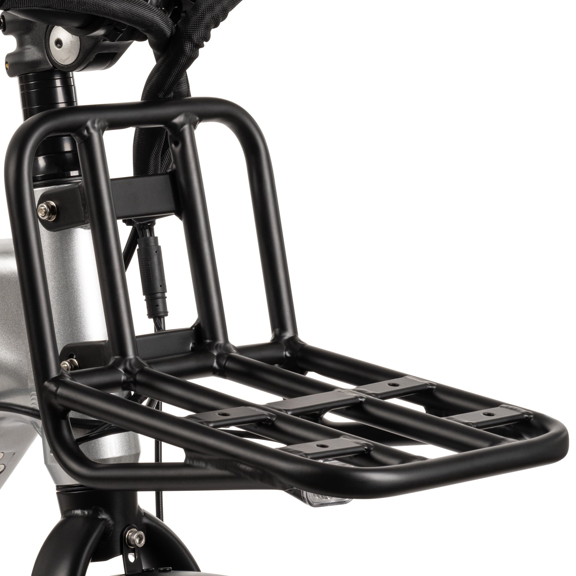 Buzz 24 Beekeeper 48V Electric Cargo Bike, Fits Riders 60+, Silver, Adult, Unisex Electric Bikes