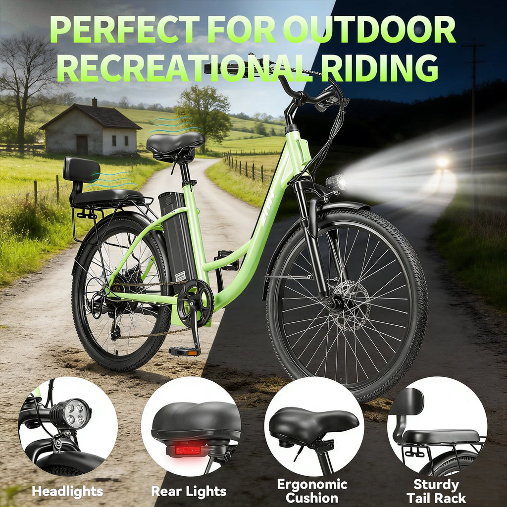 ZNH 24 Electric Bike for Adults 16+, 700W Motor Ebike with 48V 13Ah Battery, 20MPH Max Speed, UL2849 Certified, Recreational Use Only Electric Bikes
