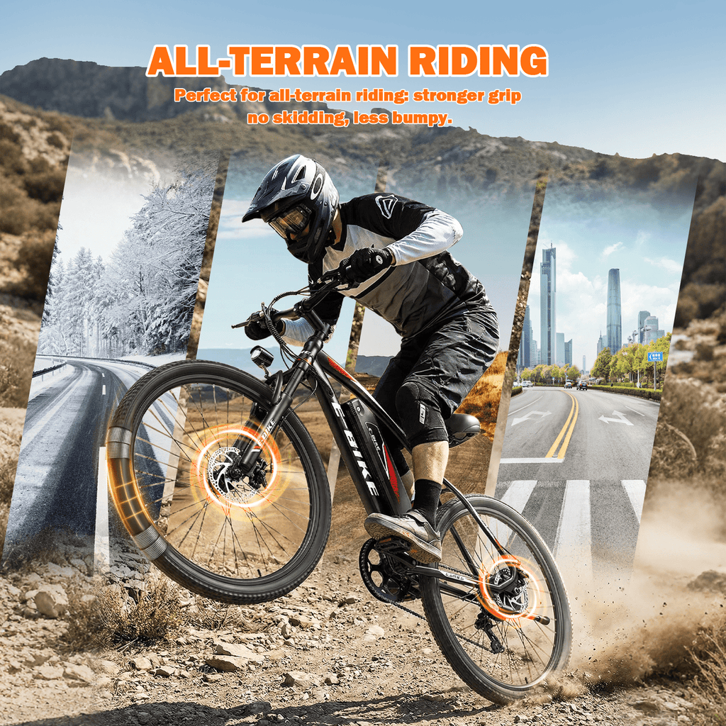 BroPath Electric Bike for Adults, Ebike, Electric Bicycle with 576WH Removable Battery,26 Mountain Ebike 25MPH,40+ Miles(MAX),800W High Motor,Multi-Shock Absorption,Commuting,UL2849 Electric Bikes
