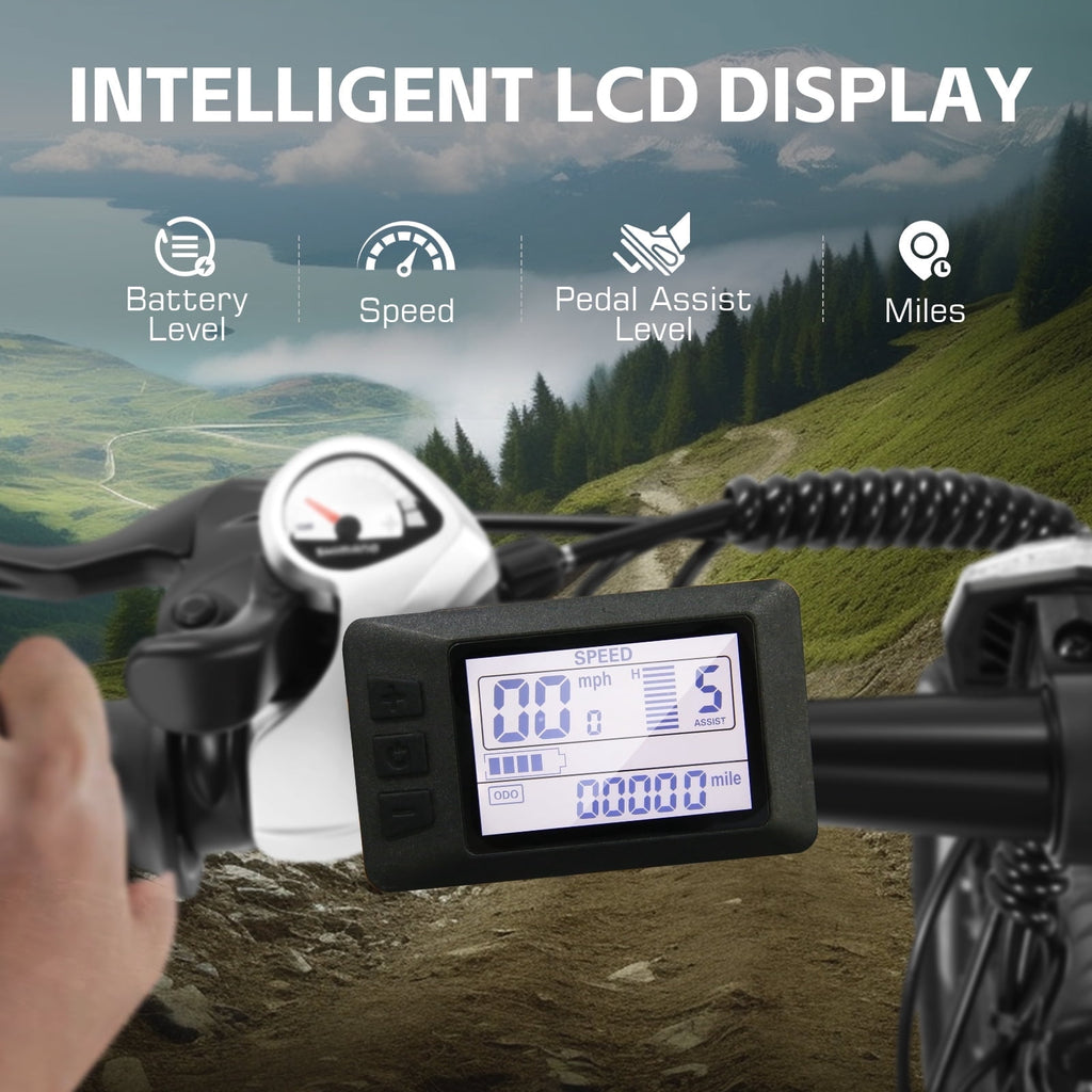 Gocio 27.5 Electric Mountain Bike for Adults, 750W Peak Motor, 48V 10.4Ah Battery, 20MPH, 21 Speed, Lockable Front Suspension, UL2849 Certified Electric Bikes