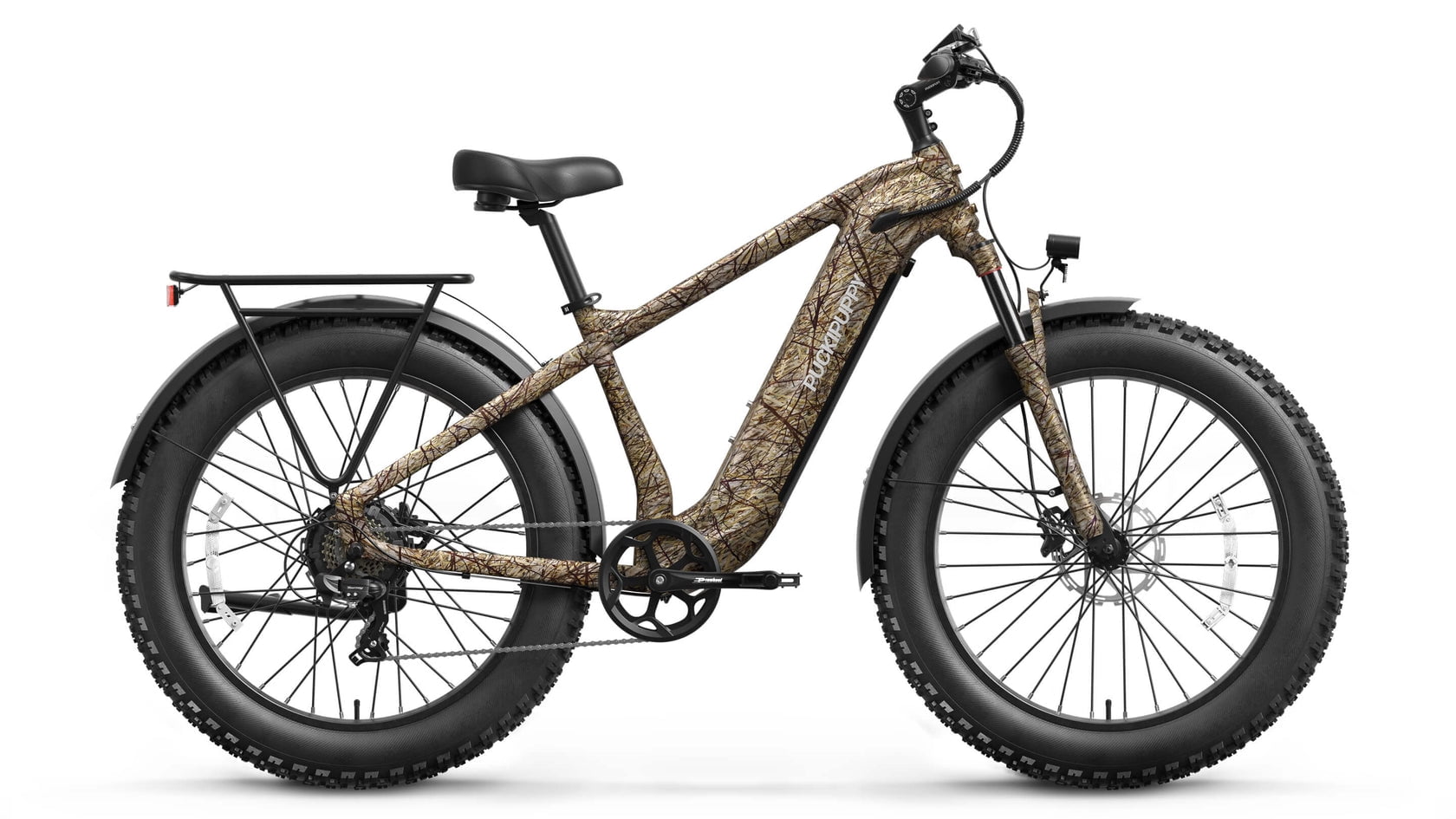 PUCKIPUPPY Electric Bike for Adults 28mph Top Speed 60Miles Max Range 960W Peak 26 Fat Tire Electric Mountain Bike 48V 15AH Removable Battery Ebike 7 Speed off Road E Bike, Comply with UL2849 By SGS Electric Bikes