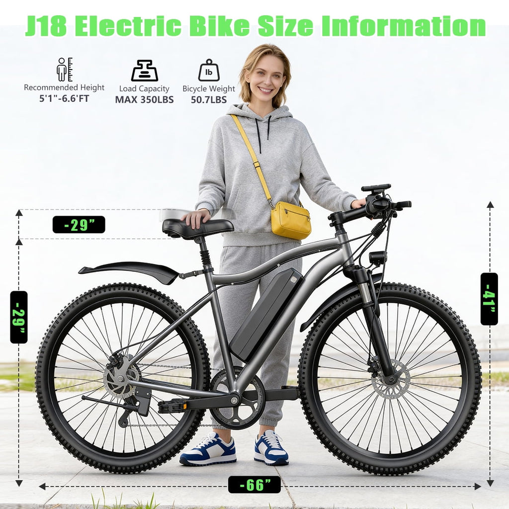 Electric Bike for Adults,1200W Peak Ebike, 50Miles 25MPH Commuting Electric Mountain Bike, 26 Adult Electric Bicycle with Removable Battery, 21 Speed,UL All Terrain E-Bike Electric Bikes