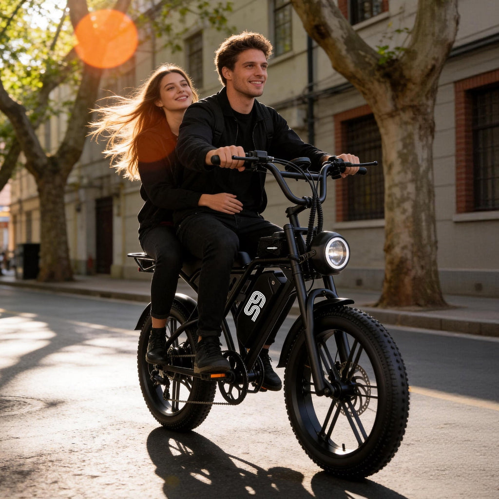 ASKGO 48V 20Ah Electric Bike for Adults, 2200W Peak 750W Fat Tire Off-Road Ebike, 30MPH & 75 Miles, Cargo Ebike,NFC Unlock Electric Dirt Bike,UL2849 Electric Bikes